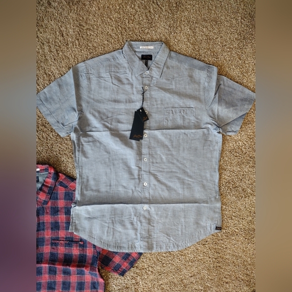 Good Man Brand Short Sleeve Button Down Shirts Duo NWT - Picture 5 of 8